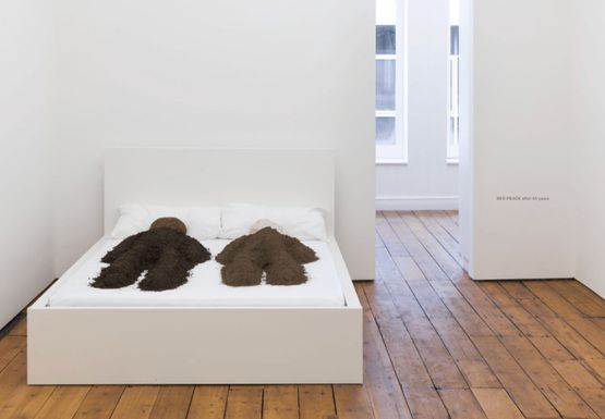 Bed Peace after 55 years by Shimabuku contemporary artwork Sculpture