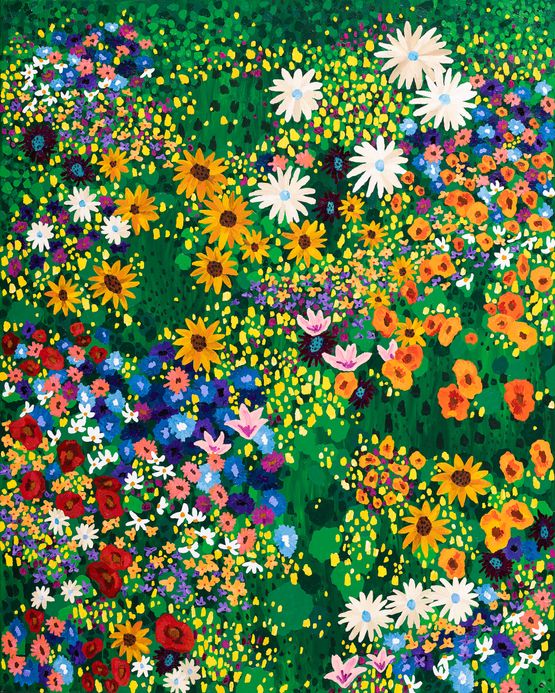 Flower Field by Cooper contemporary artwork Painting