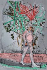 Untitled by Kim Jones contemporary artwork drawing painting works on paper