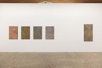 Contemporary art exhibition Angus Tjungurrayi Wilkinkarra at STATION Melbourne Australia