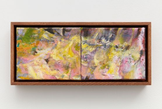 Low Sun Long Violet Arms by Kristy M Chan contemporary artwork Painting