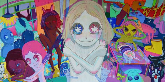 This is just a panic attack. Ill be okay. Okay Okay. by Yeo Kaa contemporary artwork Painting