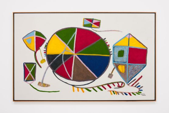 As pipa colorida The Colorful Kites by Anisio O. Couto contemporary artwork Painting