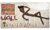 Face of Africa Wall by Rose Wylie contemporary artwork Painting