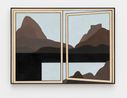 Dois Irmaos Gavea e Pedra Bonita from the Rio de Janeiros Mountains series n 10 by Wanda Pimentel contemporary artwork Painting
