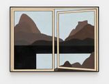 Dois Irmaos Gavea e Pedra Bonita from the Rio de Janeiros Mountains series n 10 by Wanda Pimentel contemporary artwork painting
