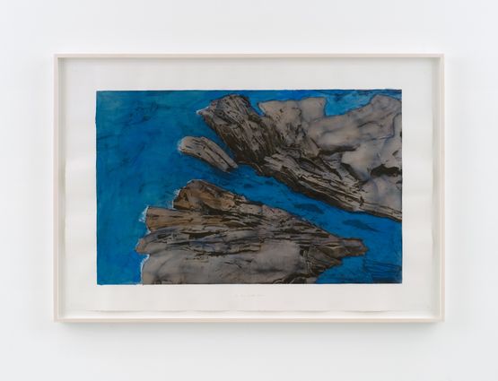 The Shore and the Ocean by Cristina Iglesias contemporary artwork Painting