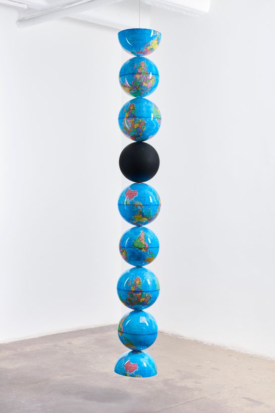 model for an endless column by Nolan Oswald Dennis contemporary artwork Sculpture
