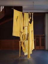 Regarding Yellow Thoughts by Dan Lie contemporary artwork sculpture textile