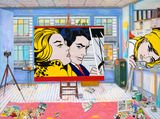 Roy Lichtenstein New York by Damian Elwes contemporary artwork painting