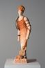 Woman with requinto by Linda Marrinon contemporary artwork Sculpture