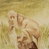 A Boy by Kang Cheol Gyu contemporary artwork painting