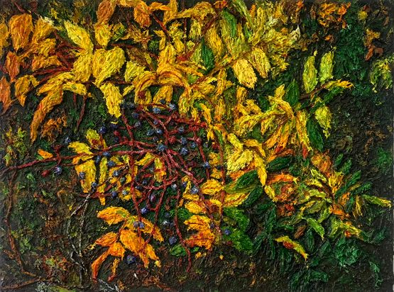 Le bouquet I by Tamara Haddad contemporary artwork Painting
