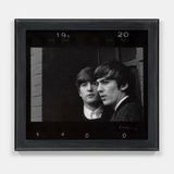 John and George during a photo shoot with Dezo Hoffmann Paris January 1964 by Paul Mccartney contemporary artwork photography