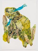 Mond Nan Mitan In Between World by Demosthene Florine contemporary artwork works on paper