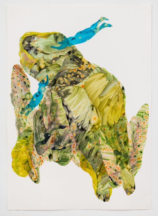 Mond Nan Mitan In Between World by Demosthene Florine contemporary artwork Works on Paper