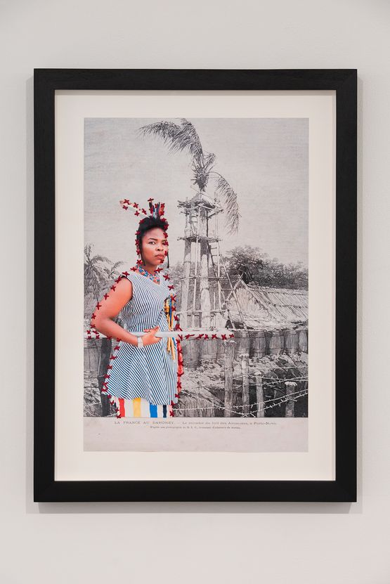 Agodjie by Ishola Akpo contemporary artwork Works on Paper