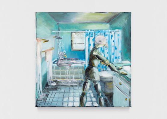 Danke ich schlafe gut 23 by Klodin Erb contemporary artwork Painting