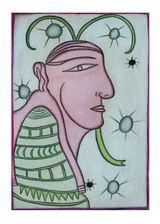 Kadang-Kadang Juga Angkaku 5 Sometimes My Number is Also 5 by I Gusti Ayu Kadek Igak Murniasih contemporary artwork painting