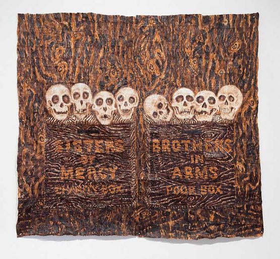 Hand Over Fist by Fiona Hall contemporary artwork Mixed Media