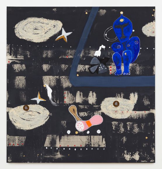 Spiritual Gangster 06 by Ouattara Watts contemporary artwork Painting
