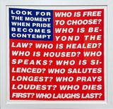 Untitled Flag by Barbara Kruger contemporary artwork print