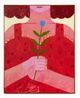Therapist with Flower by Galina Munroe contemporary artwork Painting