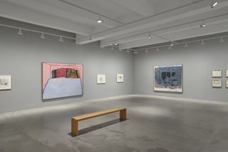 Contemporary art exhibition Philip Guston Life with P at Hauser Wirth New York 18th Street United States