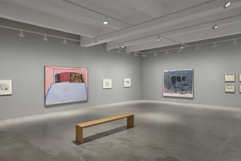 Contemporary art exhibition Philip Guston Life with P at Hauser  Wirth New York 18th Street United States