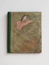 Umu Kotuku Nankeen Night Heron by Denis OConnor contemporary artwork drawing sculpture