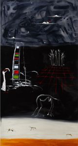 This Is How We Walk On The Moon by Mia Boe contemporary artwork painting
