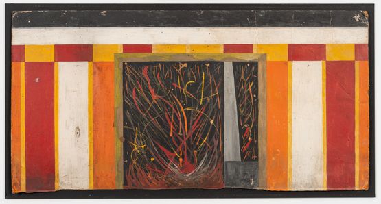 Untitled Firecrackers from the Balcony by Frank Walter contemporary artwork Painting