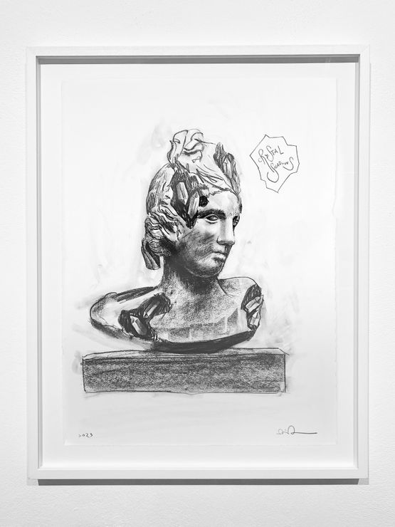 Study for Eroded Venus of Capitole by Daniel Arsham contemporary artwork Works on Paper