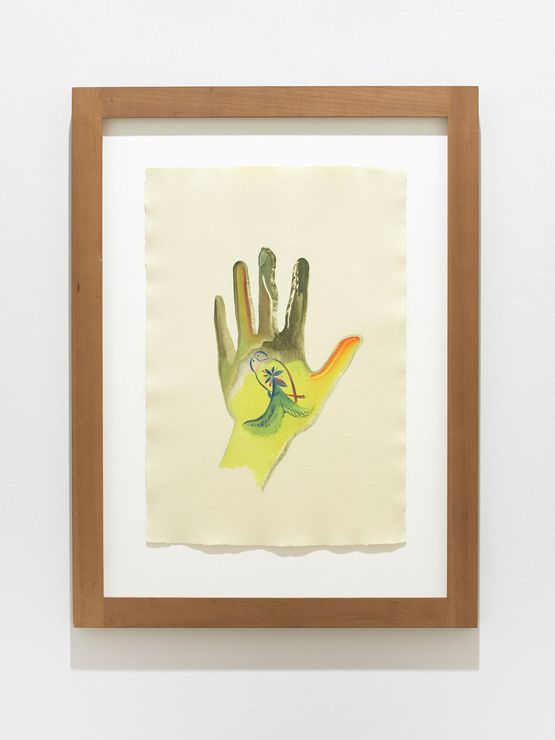 Left Hand by Veronika Holcova contemporary artwork Painting