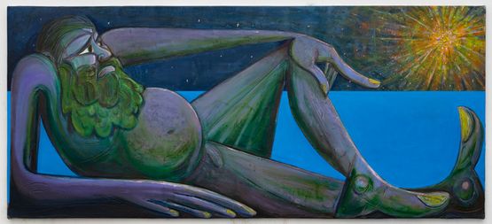 Sun Down by Antone Konst contemporary artwork Painting