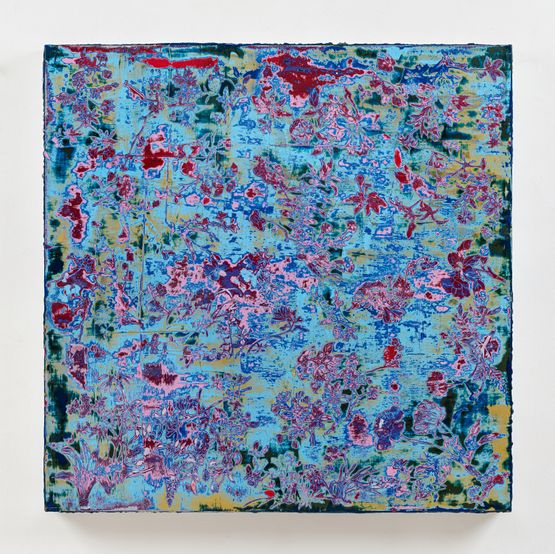 Pastel Floral Garden by Su Meng-Hung contemporary artwork Painting