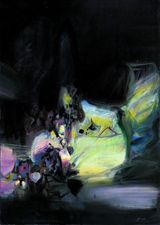 Composition No.503 by Chu Teh-Chun contemporary artwork painting