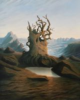 Living Fossil I by Sholto Blissett contemporary artwork painting
