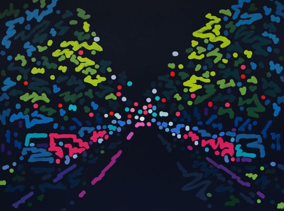 Apple lights at 6am by Yoon Hyup contemporary artwork Painting