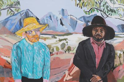 Vincent Namatjira Witty Australian Portraitist Joins Yavuz