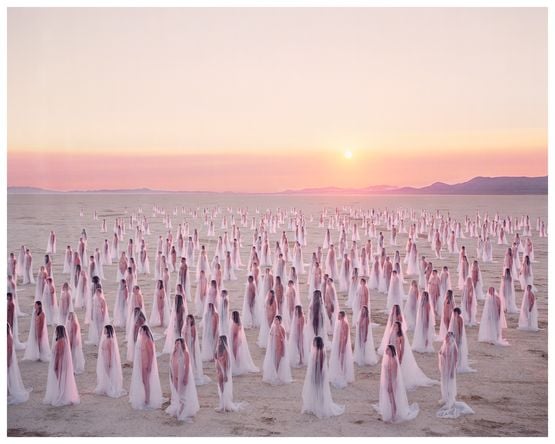 Desert Spirits 3 Nevada by Spencer Tunick contemporary artwork Photography