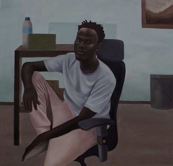 Here I Find Myself I by Chiderah Bosah contemporary artwork Painting