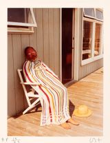 Henry avoiding the sun by David Hockney contemporary artwork photography