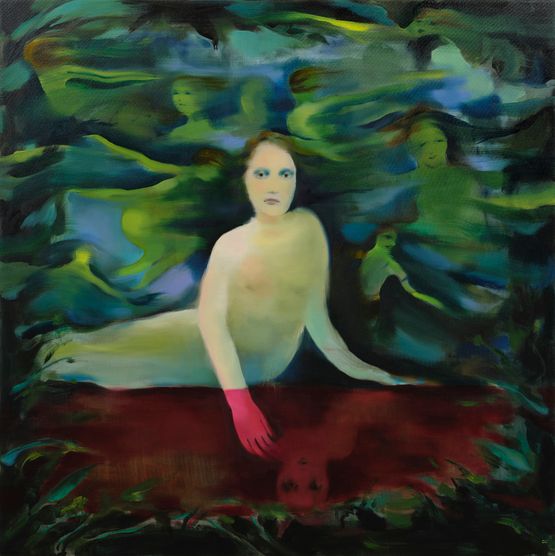 Eyes of the Storm by Cathleen Clarke contemporary artwork Painting