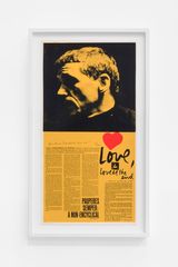 love at the end by Corita Kent contemporary artwork print
