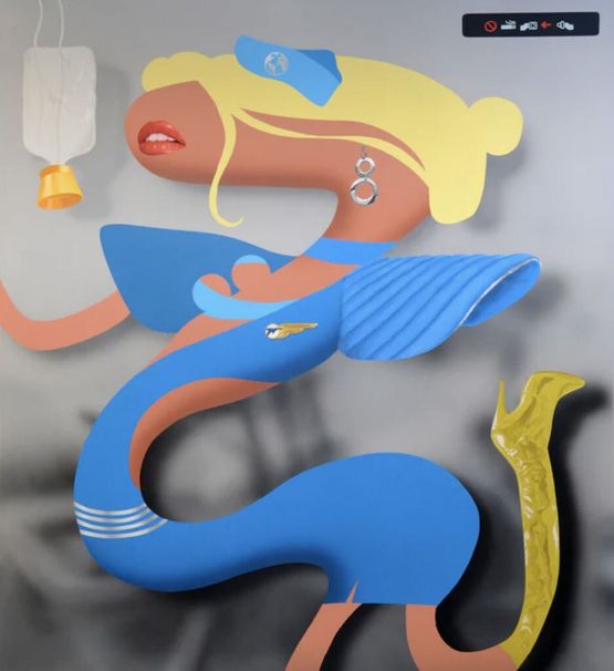 Bon Voyage by Oli Epp contemporary artwork Print