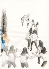 the end of night by So Yo-Hen contemporary artwork works on paper