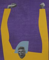 Ni los perros que jamas me olvidaron-XIII by Edison Penafiel contemporary artwork painting photography textile