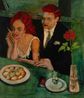 When the potatoes start to sing lamour Brassaiique by Jan Van Imschoot contemporary artwork Painting