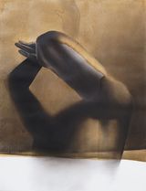 Mystery of the Plunge II by Daniel Atenyi contemporary artwork works on paper